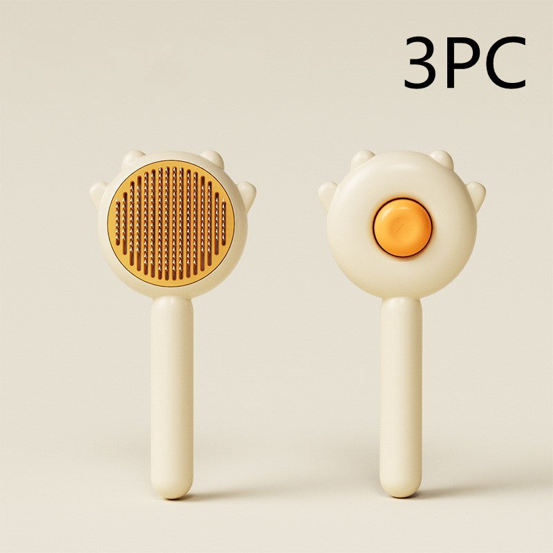 Spazzola Massaggiante Gatto e e Pettine per la Rimozione del Pelo