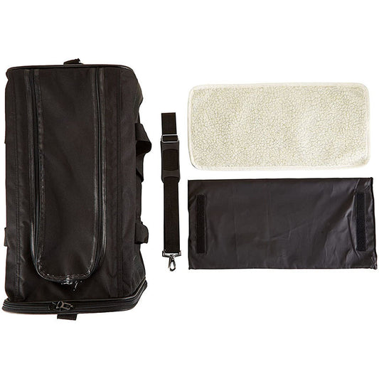 Borsa pieghevole e portatile a tracolla per animali domestici