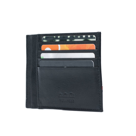 K10907AB | Genuine Leather ID/Credit Card Holder Col. Black-1