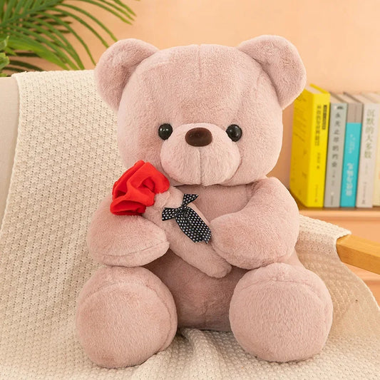 Valentine's Day Pink Teddy Bear Plush Toy-1