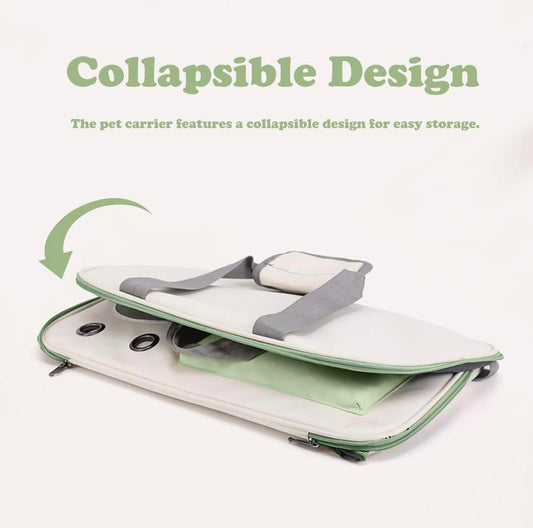 Borsone da spalla per gatti, portatile e leggero, traspirante e di grande capacità, per viaggi con animali domestici