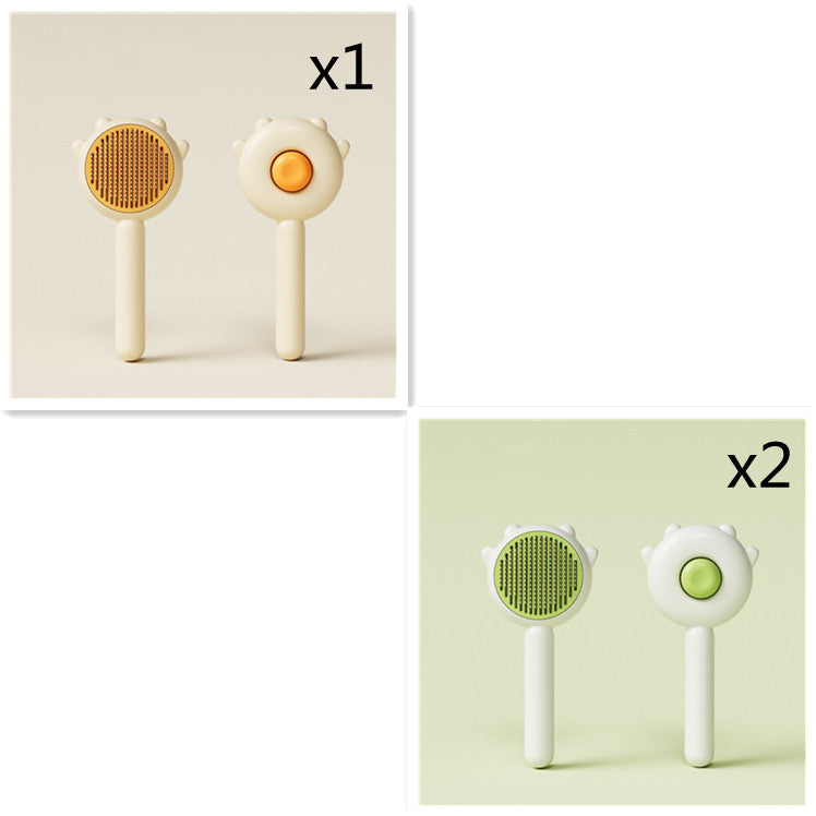 Spazzola Massaggiante Gatto e e Pettine per la Rimozione del Pelo