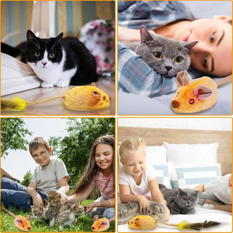 Topolino Interattivo con Luci a LED per Gatti