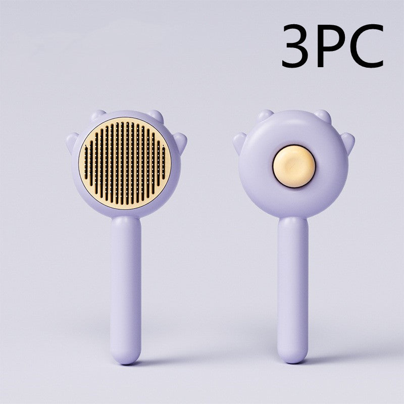 Spazzola Massaggiante Gatto e e Pettine per la Rimozione del Pelo