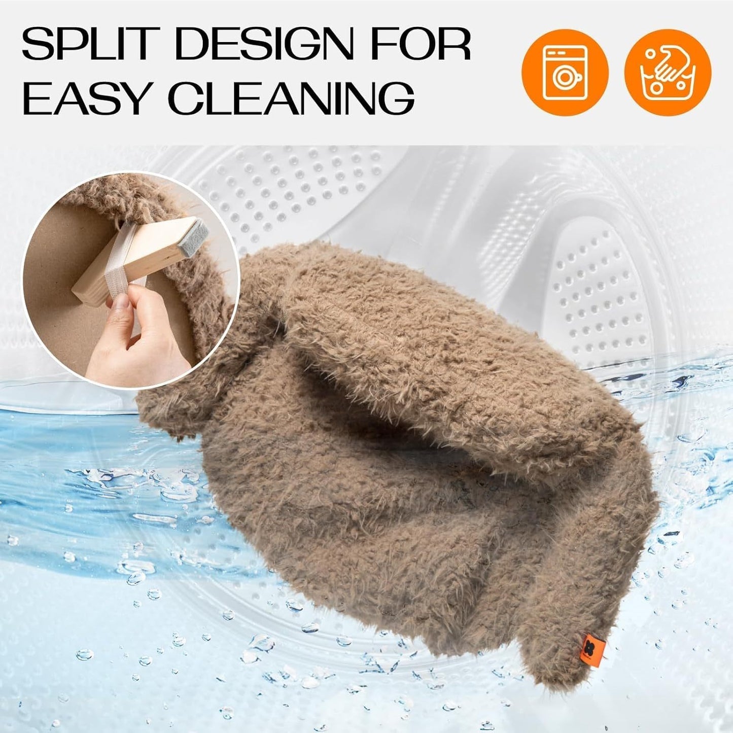 MEWOOFUN Letto per gatti rialzato con rivestimento lavabile