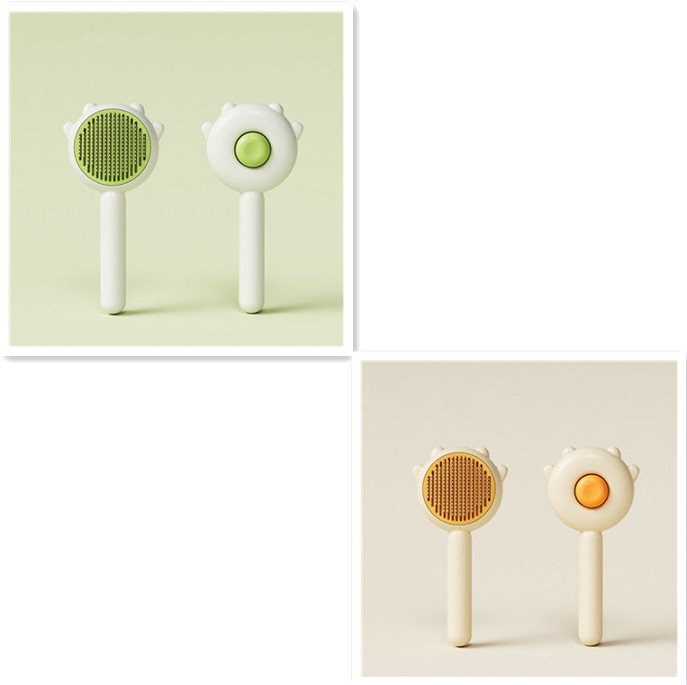 Spazzola Massaggiante Gatto e e Pettine per la Rimozione del Pelo