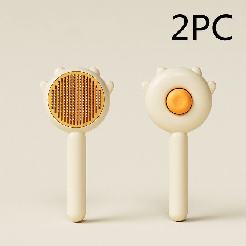 Spazzola Massaggiante Gatto e e Pettine per la Rimozione del Pelo