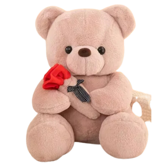 Valentine's Day Pink Teddy Bear Plush Toy-0